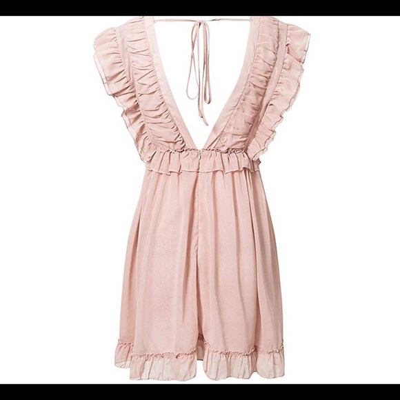 ✨LAST ONE✨Deep V Neck ruffled dress - Picture 5 of 5